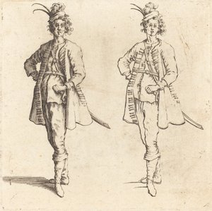 Memur, Önden Görünüm by Jacques Callot