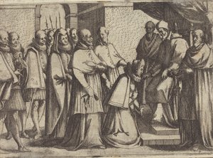 Papalık Seyirci [verso], 1612. by Jacques Callot
