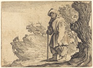 Çuvallı Köylü by Jacques Callot