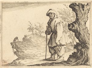 Çuvallı Köylü, c. 1617. by Jacques Callot