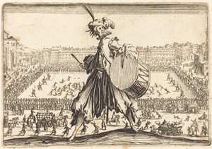 Piazza Santa Croce, Floransa by Jacques Callot