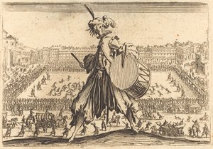 Piazza Santa Croce, Floransa, c. 1622. by Jacques Callot