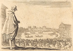 Piazza Santa Maria Novella, Floransa by Jacques Callot