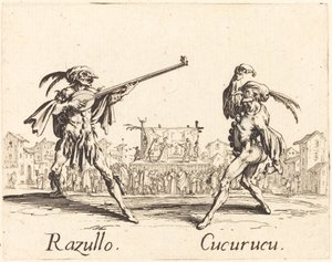 Razullo ve Salatalık by Jacques Callot