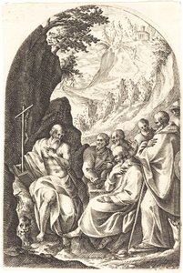 Aziz Jerome Çölde Öğrencilerine Eğitim Veriyor, 16081611. by Jacques Callot