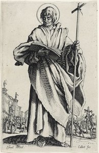 Les Grands Apôtres'ten Aziz Philip (Büyük Havariler), 1631 by Jacques Callot