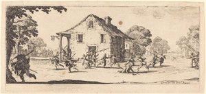 Yağma Sahnesi by Jacques Callot