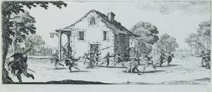 Yağma Sahnesi, 1633 by Jacques Callot