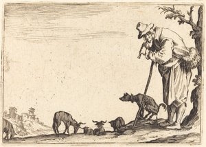 Flüt Çalan Çoban by Jacques Callot