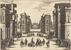 Solimano, Perde IV by Jacques Callot