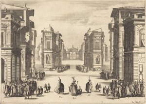 Süleyman, Perde I, 1620. by Jacques Callot