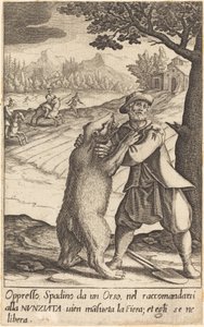 Spadino, 1619. by Jacques Callot