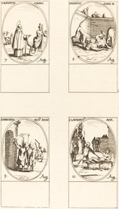Sicilyalı Aziz Albert, Karmelit; St.Marinus;St. Demetrius ve Yoldaşları; Aziz Laurent by Jacques Callot
