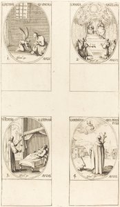 Aziz Peter, Havari; Meleklerin Aziz Meryemi; Aziz Stephen Cesedinin Keşfi; Aziz Dom by Jacques Callot
