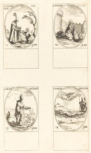 Aziz Theodosius; Aziz Tatyana; Aziz Hilary; Aziz Felix by Jacques Callot