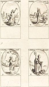St. Pamphilius ve Porphyrius; St. Blandina ve Yoldaşları; St. Erasmus St. İstenilen by Jacques Callot