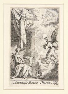 Duyuru, hayır. Bakirenin Yaşamından 5 by Jacques Callot