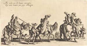 Yürüyen Bohemyalılar: Öncü by Jacques Callot