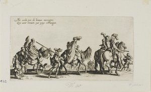 Bohemyalılardan Yürüyen Bohemyalılar by Jacques Callot