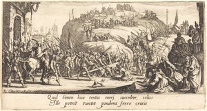 Haçın Taşınması by Jacques Callot