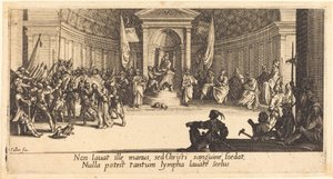 Ölüme Kınama, c. 1618. by Jacques Callot