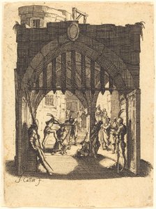 Dikenlerle taçlandırma by Jacques Callot
