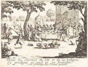 Dağılma, 1635. by Jacques Callot