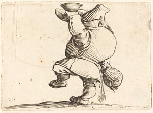 İçen, Arkadan Görünüm by Jacques Callot
