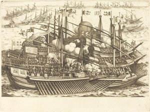 İlk Deniz Savaşı by Jacques Callot