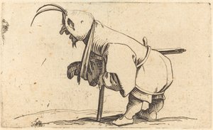 Kapşonlu Sakat, c. 1622. by Jacques Callot