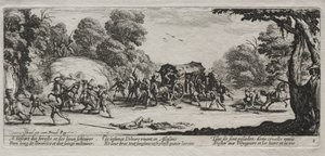 Savaşın Büyük Sefaletleri: Otoyol Soygunu by Jacques Callot