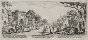 Savaşın Büyük Sefaletleri: Dilenciler ve Ölenler by Jacques Callot
