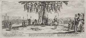 Savaşın Büyük Sefaletleri: Asma by Jacques Callot