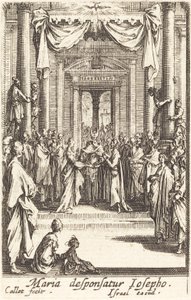 Bakirenin Evliliği by Jacques Callot