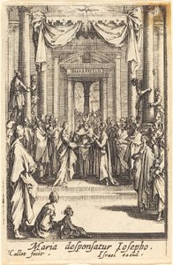 Bakirenin Evliliği by Jacques Callot