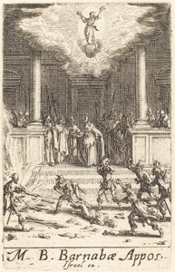 Aziz Barnabas'ın Şehadeti by Jacques Callot