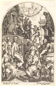 Aziz Petrus'un Şehitliği by Jacques Callot