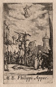 Havarilerin Şehitliği: St. Philip by Jacques Callot