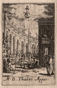 Havarilerin Şehitliği: Aziz Thaddeus by Jacques Callot