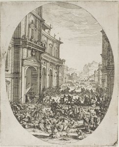 Masumların Katliamı (İkinci plaka) by Jacques Callot