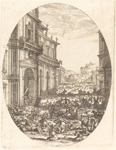 Masumların Katliamı, c. 16181620. by Jacques Callot