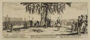 Savaşın Sefaletleri, No. 11. Asma, 1633 by Jacques Callot