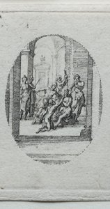Tutkunun Gizemleri: Dikenlerle Taçlanan İsa. by Jacques Callot