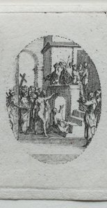 Tutkunun Sırları: İnsanlara Sunulan Mesih. by Jacques Callot