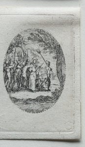 Tutkunun Gizemleri: Tutsak Edilen Mesih. by Jacques Callot