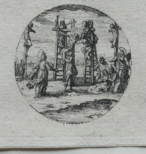 Tutkunun Gizemleri: Çarmıha Gerilme. by Jacques Callot