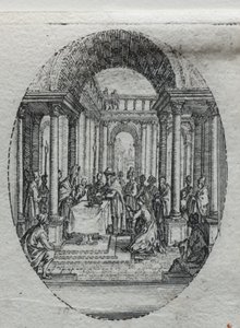 Tutkunun Sırları: Tapınaktaki Sunum by Jacques Callot