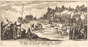 Çarmıha Çivileme by Jacques Callot