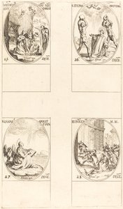 Doğuş; Aziz Stephen; Aziz John; Kutsal Masumlar by Jacques Callot