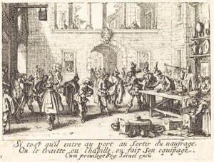 Ebeveynler Hediye Veriyor, 1635. by Jacques Callot